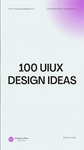 100 uiux design projects ideas for beginners How to become Designer in 30 days #dailyuichallenge