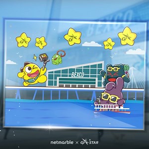 😎 Everyone, gather around! Who wants to join Keke and friends at G-STAR 2024? ⭐ Keep your eyes wide open👀 and look for Netmarble at BEXCO in Busan on November 14th! 🚢🌊 #netmarble #GSTAR | Netmarble