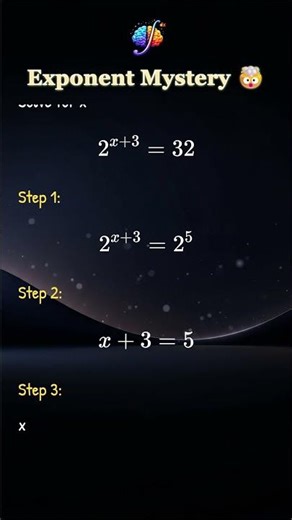 Can You Solve This Exponential? 🤯 #math #shorts #algebra