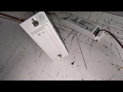 How to connect the power supply (LED driver) to a shower niche lighting