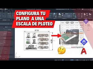 Configura tu plano a una escala de ploteo | AutoCAD para principiantes