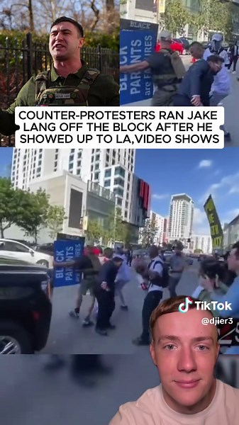 06/29-Asmall far-right demonstration outside the BET Awards quickly escalated after counter-protesters confronted the group. #News #Justice #Peace #Politics #greenscreenvideo