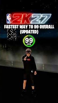 FASTEST WAY TO 99 OVERALL 🏁