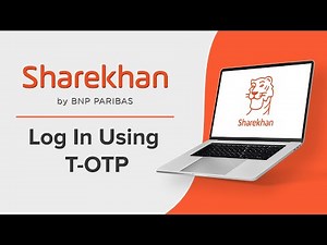 How To Log In to the Sharekhan Website More Securely Using T-OTP