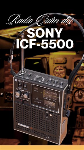 Radio quân đội SONY ICF-5500 #radio #radioSONY #ICF5500 #sony5500 #lpaudio #damatsuongtai