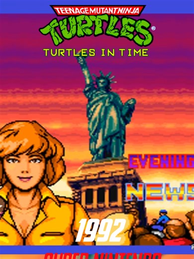 Teenage Mutant Ninja Turtles - Turtles in Time (1992) #fyp #gaming #videogames #gamer #xbox #xbox360 #playstation #playstation5
