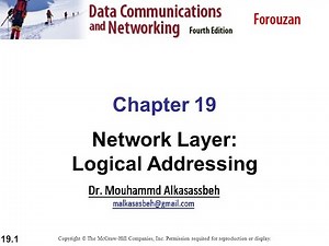 CH19 part1 Data Communication and Networking forouzan 4th edition