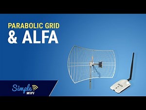 Long Range Wi-Fi Kit Explained - 24dBi Parabolic Grid, Alfa 1000mW & Cable