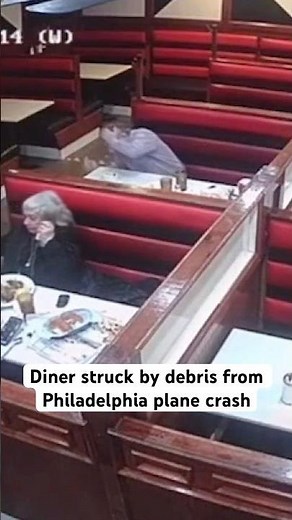 Philadelphia plane crash: Diner struck by debris from plane crash