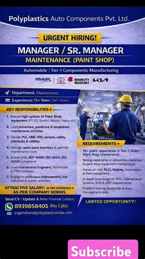 Jobs openings in Chennai💥💥💥 #todayjobs