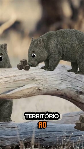 O wombat é um dos animais mais estranhos do planeta