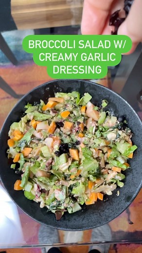 My Broccoli Salad with Creamy Garlic Dressing us just one of dozens of recipes in my Sexy Summer Meal Plan. The dressing has a secret ingredient that adds to the yummy creaminess that makes it low-fat. You get this meal plan FREE until Sunday, May 21st with the purchase of my Raw Sweet Feast ebook, which contains 20 of my favorite raw vegan dessert recipes. It’s only $29, and you get the Sexy Summer Meal ($79 value) FREE. The Sexy Summer Meal Plan has a mix of wfpb and raw recipes that are glute