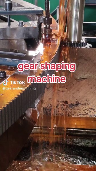 Watch CNC Gear Shaper Making Gear Teeth Come to Life