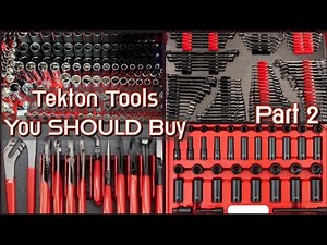 Tekton Tools You SHOULD Buy Pt 2 and things to think about
