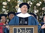 Comedian Jerry Seinfeld delivers Duke university commencement speech