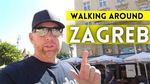 Zagreb Croatia travel tour 4K