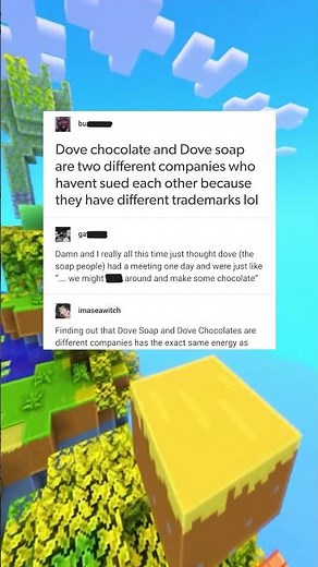 Dove Soap vs Dove Chocolate