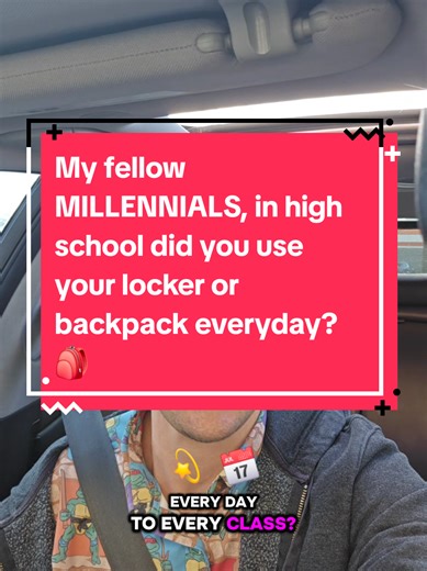 Does any student in high school actually use a locker? Now, or within the last 20 years? #millennial #millennialsoftiktok #millennials #backpack #locker @ThatNICU_Mom