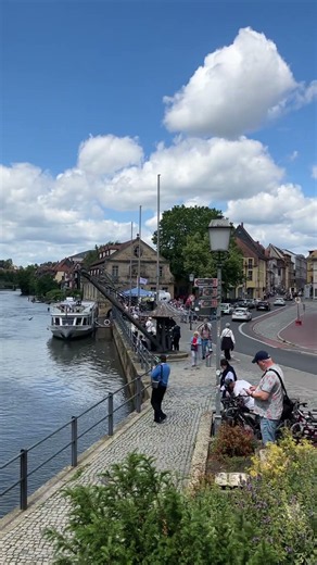 Germany’s Little Venice 🇩🇪🚤Where colorful houses meet a peaceful river—Bamberg #4k #2026 #shorts
