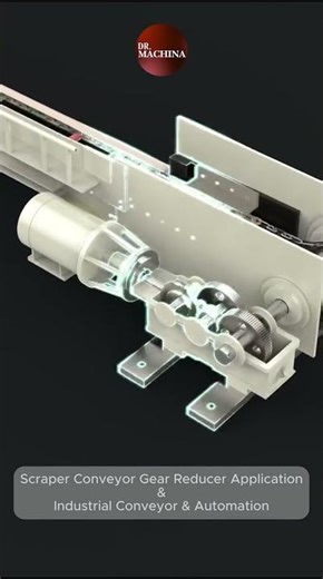 Scraper Conveyor Gear Reducer Application #gearbox #reducer #conveyor #conveyorsystem #machine