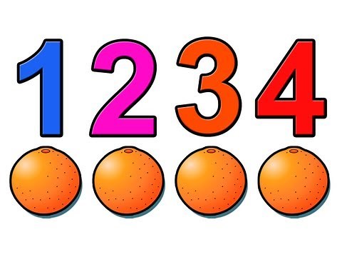 "Counting Oranges" - Education for Children and Babies, Kids Learn to Count 1234