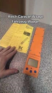 Reich Fahrzeugwaage Caravanwaage #automobile