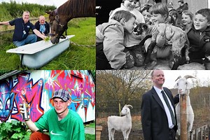 An adorable collection of pictures of animals, visitors and staff at Greenslate Farm, Billinge, over the years