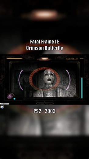 Mio stands her ground! A quick ghost battle with the Camera Obscura, spirit defeated. Fatal Frame II: Crimson Butterfly. Pure survival-horror chills. #fatalframe2 #fatalframe #survivalhorror #projectzero #projectzero2 #ps2 #ps2games #retrogaming | Video Game Galaxy