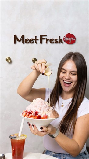 Meet Fresh Australia & New Zealand on Instagram: "Step into a world of soft, chewy, jelly-filled joy — where every dessert is made fresh, daily, and rooted in tradition ❤️ At Meet Fresh, we bring the flavours of classic Asian sweets to life with premium ingredients like fresh taro, A2 milk, and authentic matcha. Warm up with our comforting hot desserts like tofu pudding and taro mochi, or cool off with refreshing shaved ice, chewy taro balls, and a wide range of boba and milk tea drinks — all cr