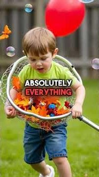 Kid's Butterfly Net Catches Everything BUT Butterflies