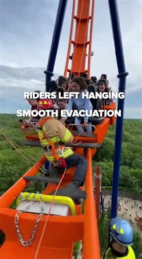 Thrill Turns Tense — Firefighters Begin Calm Rescue