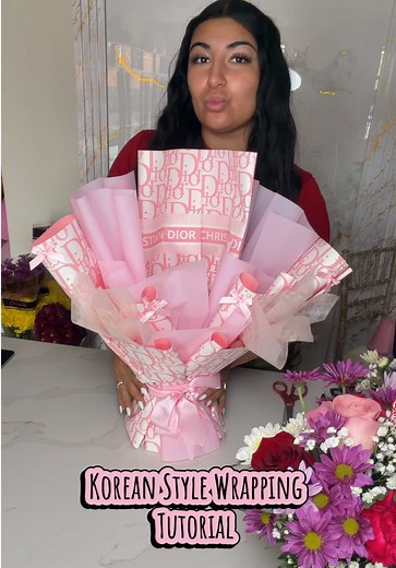 Korean Style Bouquet Wrapping Tutorial for Mother’s Day