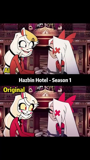 Exciting AI-Edited Anime Crossover: Helluva Boss Hazbin Hotel