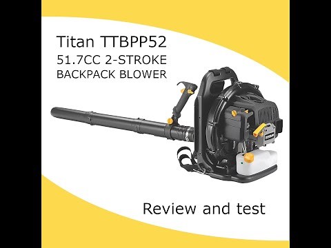 Titan Leaf Blower Review & leaf blower tips and tricks / leaf clean up