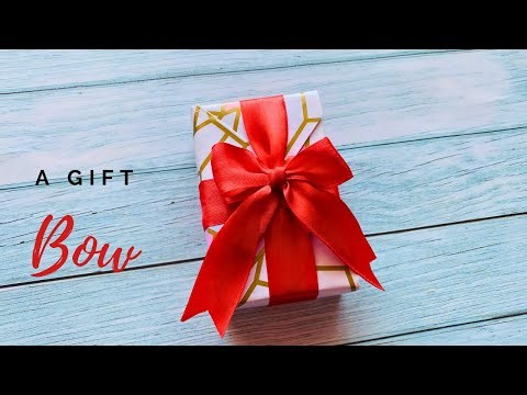 How to wrap a Ribbon around a Box | Wrap a gift with Ribbon | Christmas Gift Packing