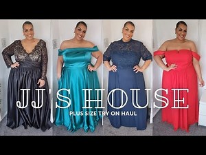 HOW BEAUTIFUL ARE THESE DRESSES?? JJ'S HOUSE PLUS SIZE TRY ON HAUL #PLUSSIZE