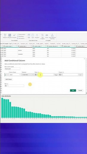 HOW TO CREATE CONDITIONAL COLUMN IN POWER BI #pbi #dax #powerquery #begginers #tutorial #pl300 #tips