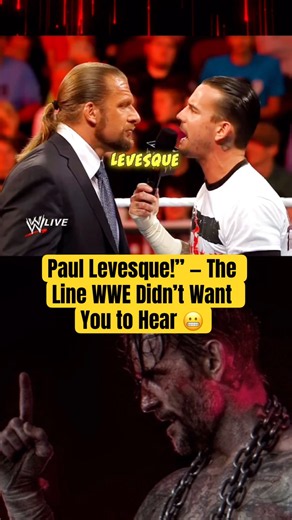 When CM Punk Broke Character & Called Out Paul Levesque 👀 #wwe #cmpunk