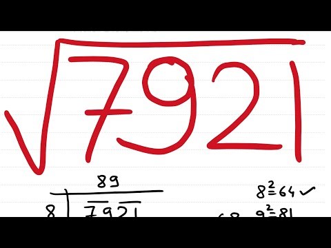 Trick to find the square of a two digit number 89 | square root of 7921 | square and square root