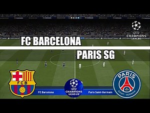 Barcelona vs PSG (Paris Saint-Germain) | UEFA Champions League 2025/26 | Full Match Simulation