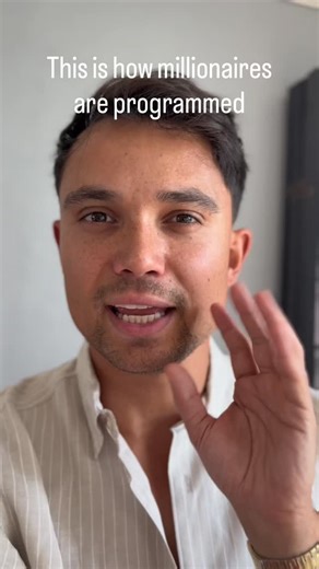 Ebrahim Turner on Instagram: "This is how millionaires are programmed. Follow @ebrahim for subconscious programming."