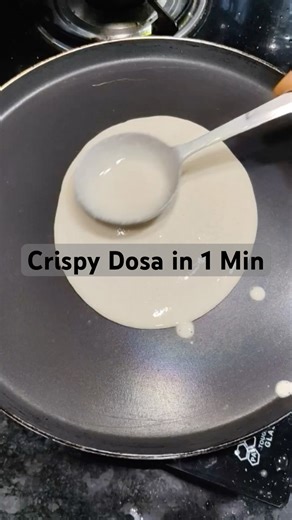 Instant South Indian Dosa | Full Process in 1 Minute 🔥