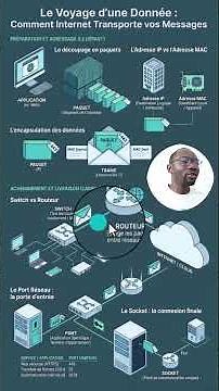 How does the internet work? The journey of your data - Understanding the network: IP, MAC, and ports