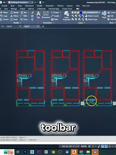 How To Use Copy Command In AutoCAD | Copy Command Trick | #autocad | #tipsandtricks