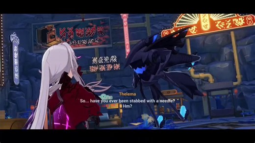 can we talk about how thelema's usual form of fighting is materialising a chair to sit on and putting a shadow on a leash to do the fighting for her because i would gladly be the shadow