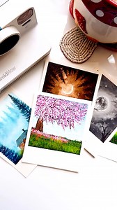 Spring Polaroid Painting ✨ | Gladiis Art