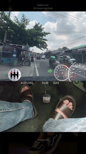 Awal maju dari pinggir jalan #learntodrive #beginnerdriver #tutorial