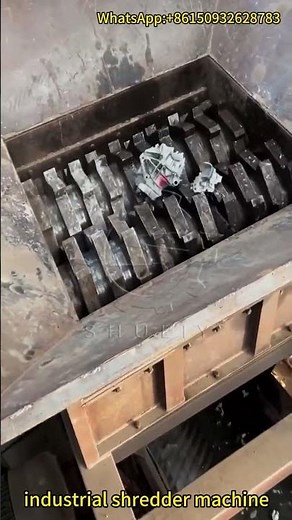 Large Industrial Shredder Demo | Heavy-Duty Recycling Machine for Metal, Plastic & Waste Processing