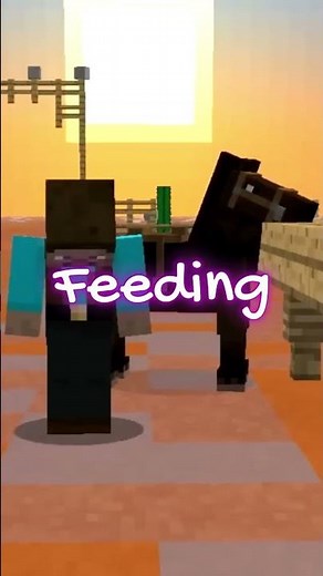 What do horses eat in minecraft