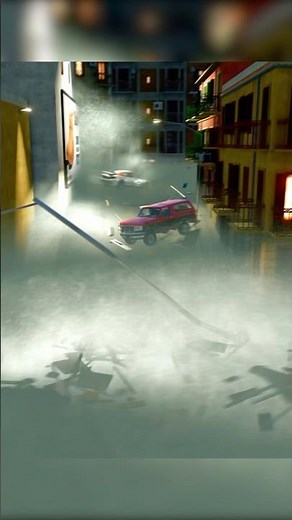 🌊 No Way Out 😱 MASSIVE flood rushes through city!